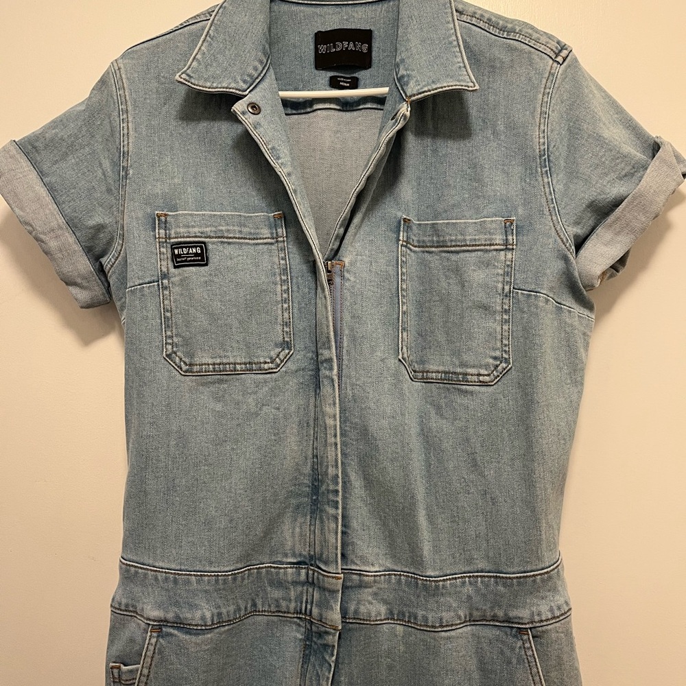 WILDFANG Denim Jumpsuit